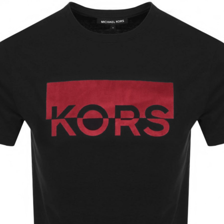 Alternative Image for ProductMichael Kors Split Block Logo T Shirt Black2